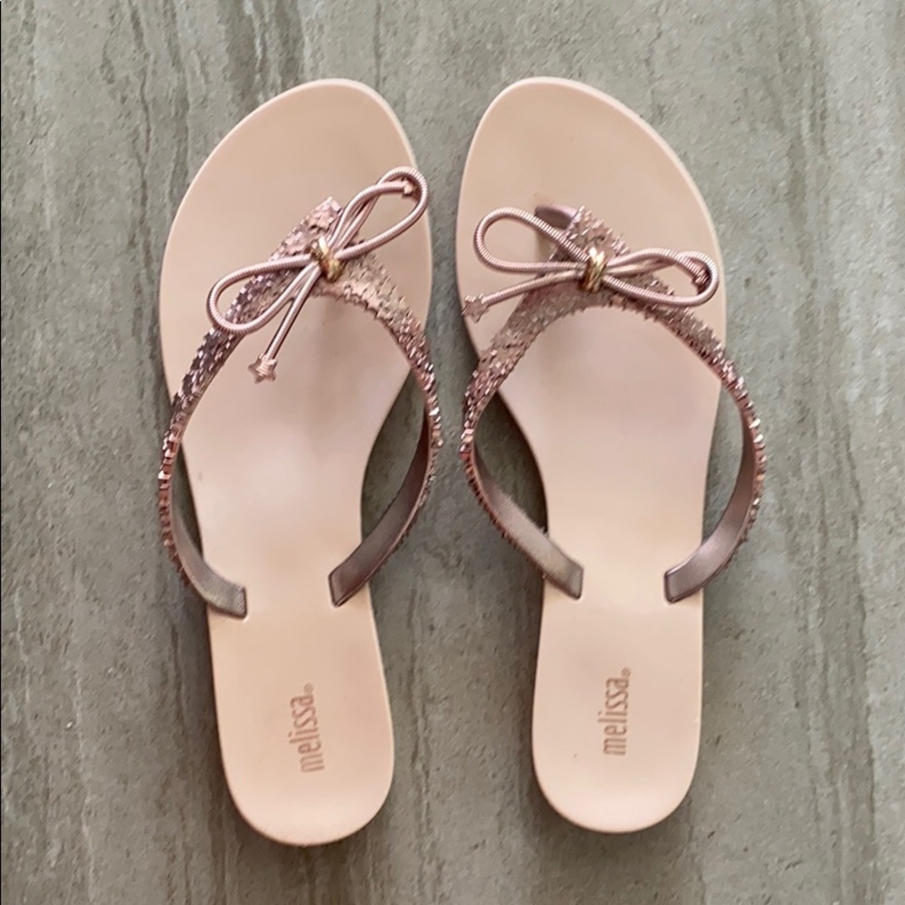 Melissa Women’s Harmonic Elements Rose Gold Sandal - Picture 2 of 11